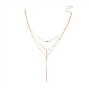 SOLD OUT! Gold 3 tier necklace